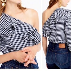 J Crew one shoulder top